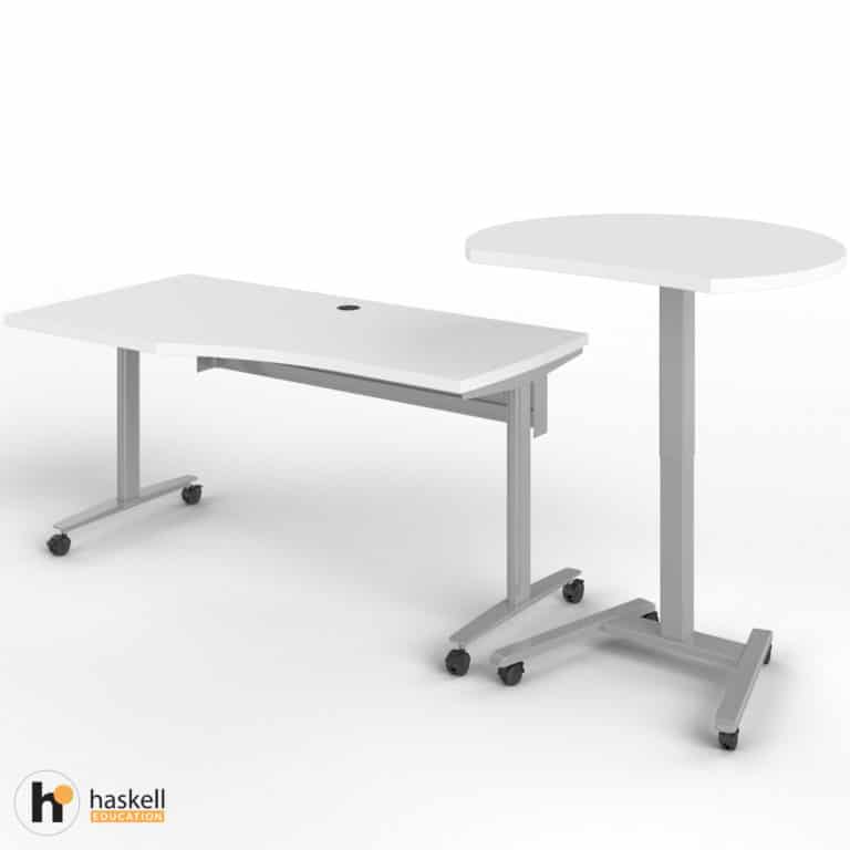 Fuzion Wave Table and Sit to Stand Right Raised