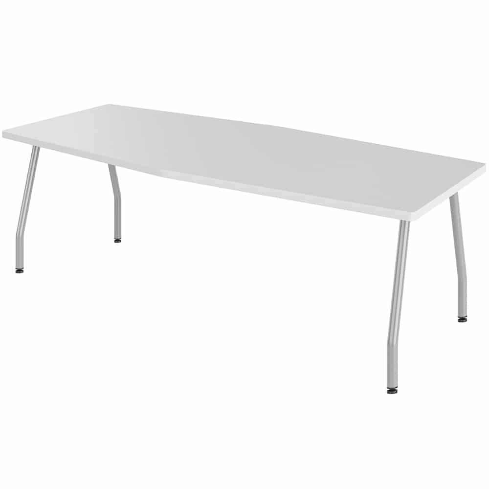 30″ Deep Meeting Tables with Echo Base, Glides & Marker Board Surface