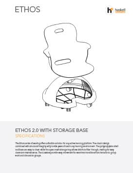 Ethos Storage Base No Work Surface Spec Sheet