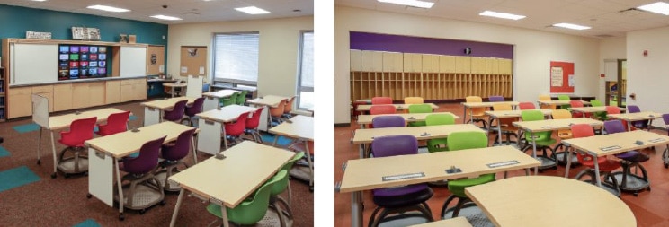 Haskell - Beaver Local School - Ethos Chairs and Echo Tables