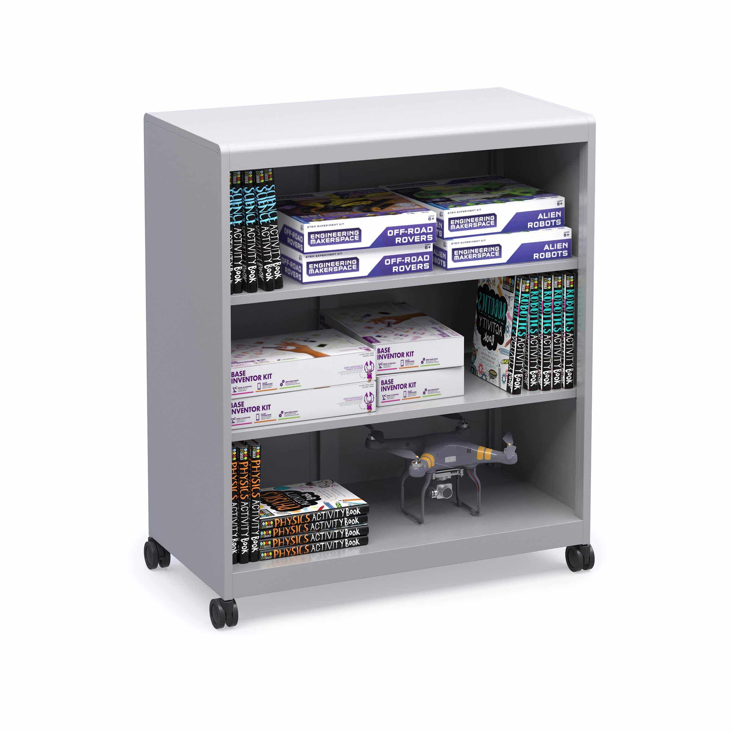 Voyager Short Storage Cart with Shelves