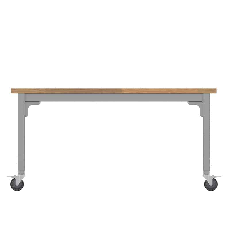 Voyager Table Height Adjustable Long Side with Butcher Block