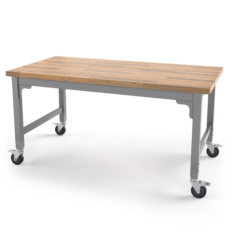 Voyager Table Height Adjustable with Butcher Block