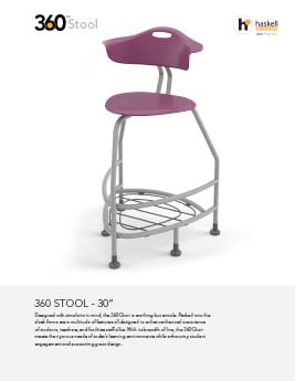 360 Chair 30in Cut Sheet