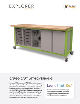 Cargo Cart with Overhang Cut Sheet