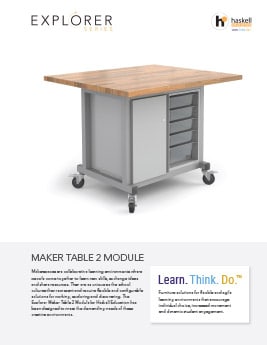 Maker Table 2 Module Cut Sheet