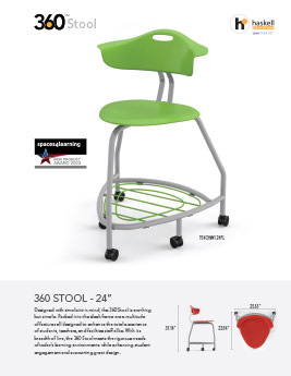360 Chair 24in Cut Sheet