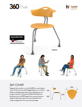 360 Chair 3-Legged Cut Sheet