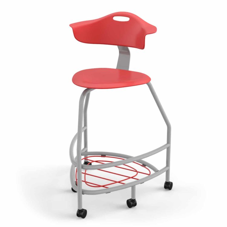 he-360chair-30inCaster-Backrest-Basket-Red-Red-Red