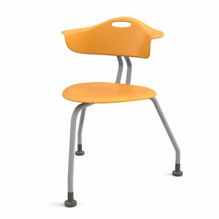 he-360chair-3legged-18in-Glide-Backrest-NoRing-Orng-Orng