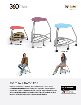 360 Chair 18in, 24in, 30in Backless Cut Sheet